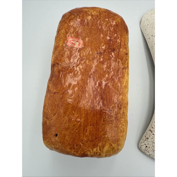 VTG Mexican Pottery Give Us This Day Our Daily Bread Plaque Dish With Loaf Prop - Picture 8 of 16